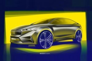 Skoda представила электрическое кросс-купе Vision iV