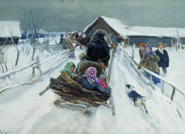 Прокопьев день отмечают 5 декабря, одной из традиций является кататься на санках и участвовать в гуляньях