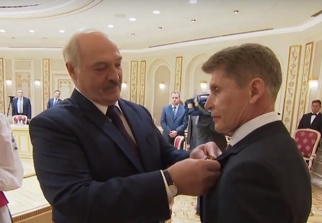 Лукашенко встретился с губернатором Приморского края