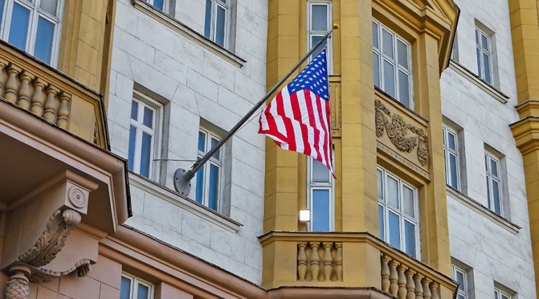 Власти Москвы назвали территорию возле посольства США «Площадь ДНР»