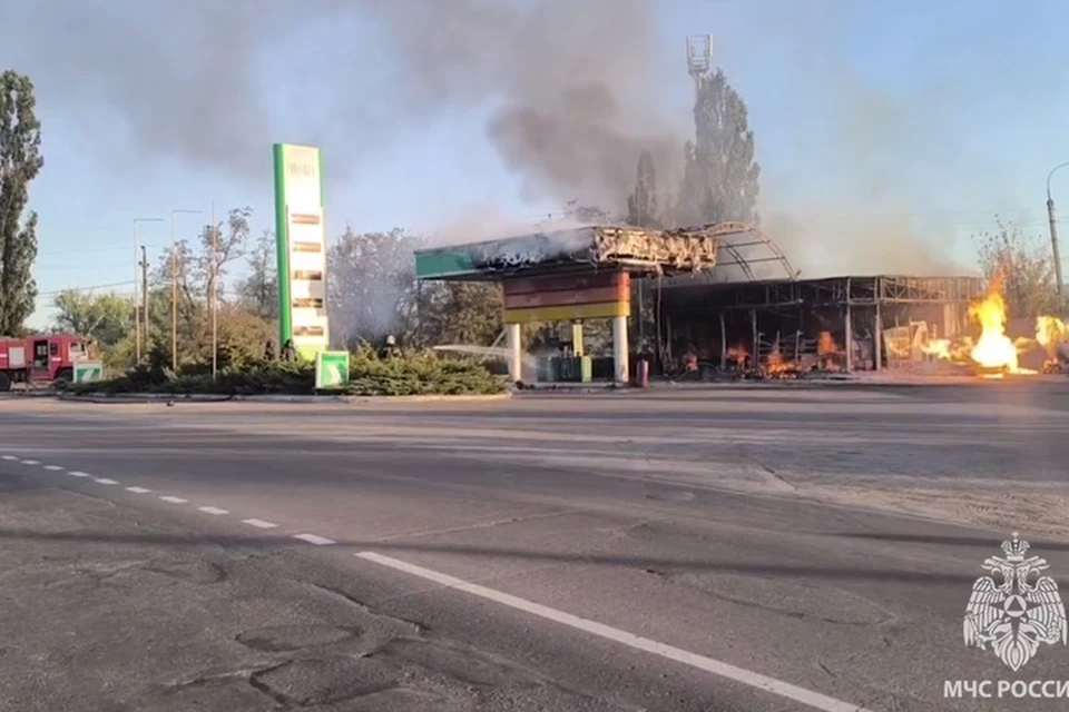 ВСУ атаковали АЗС под Курском